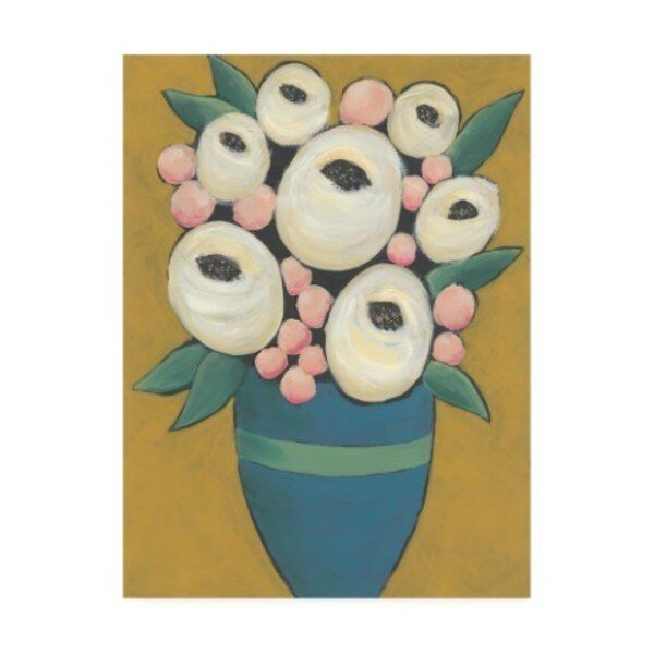Regina Moore 'Country Garden Bouquet I' Canvas Art, 35x47, Trademark Fine Art, Mfr#: WAG13606-C3547GG